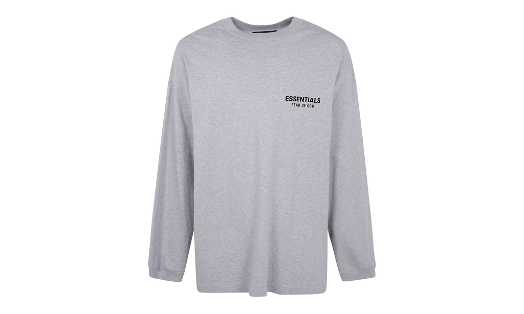 Jersey Long-Sleeve Shirt "Light Heather Grey" 125HO244378F
