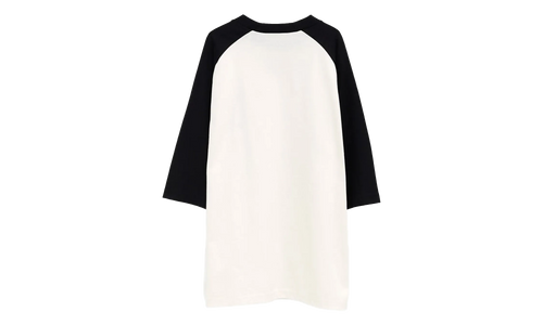 Baseball Short Sleeve Tee "Ivory Body / Black" 125HO254482F