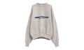 New York Heavy Fleece Cropped Sweatshirt "Smoke Grey" 192HO256891F