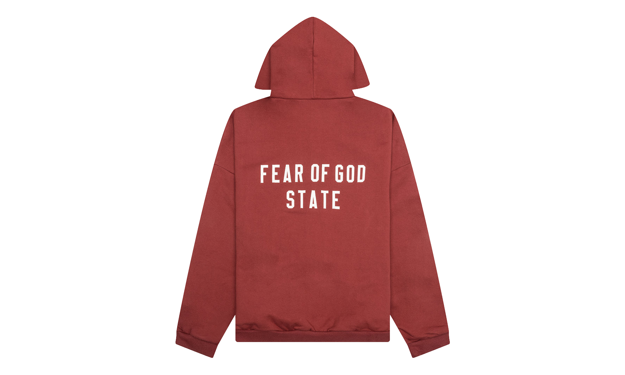 Heavy Fleece Full Zip Hoodie "Crimson" 192BT246246F