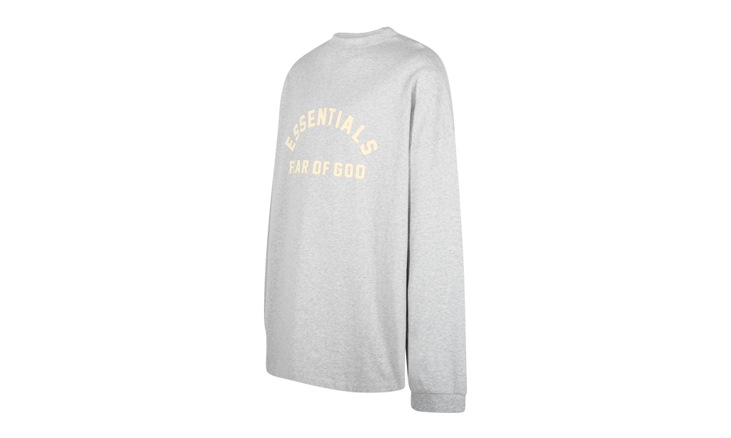 HEAVY JERSEY LS TEE "LIGHT HEATHER GREY" 125SP242016F