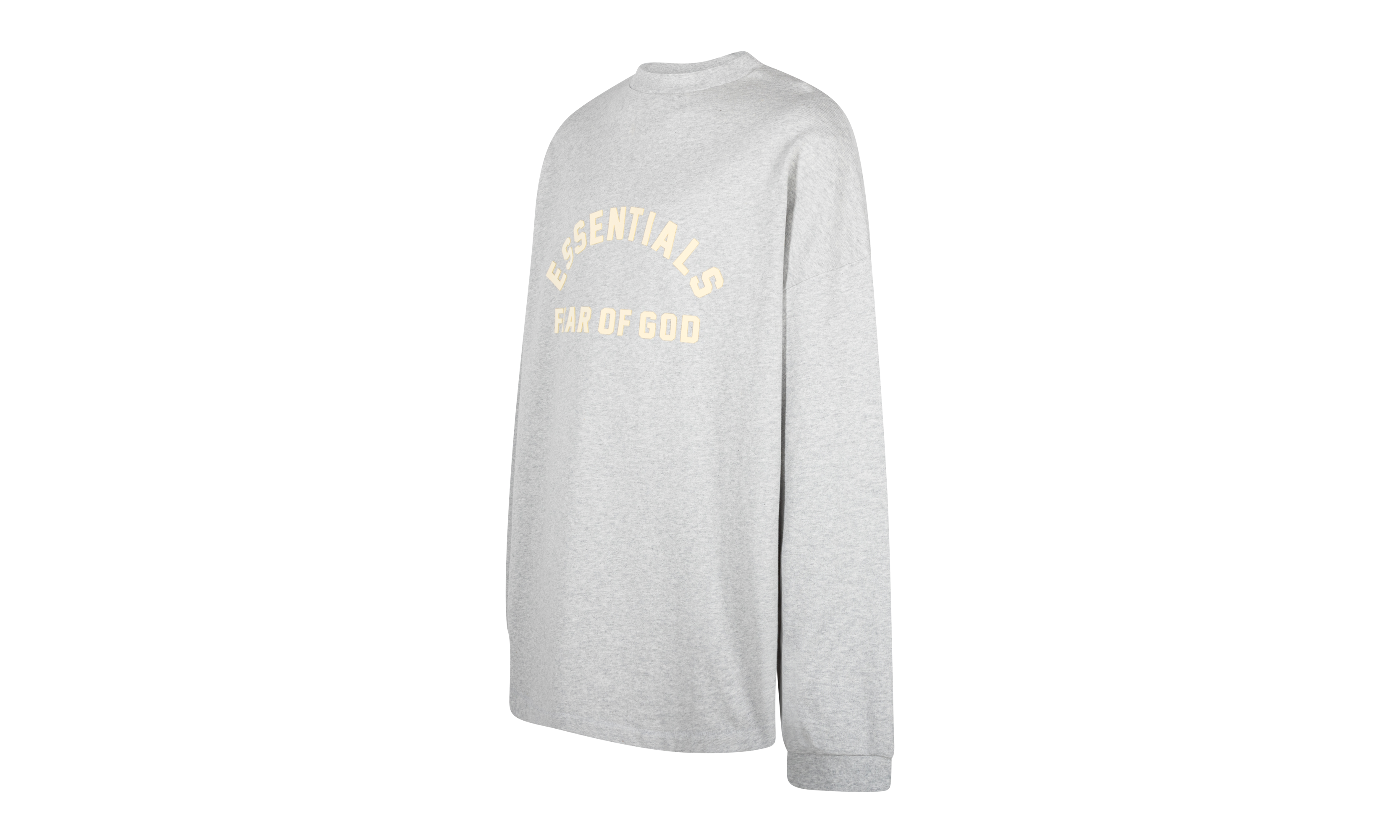 HEAVY JERSEY LS TEE "LIGHT HEATHER GREY" 125SP242016F