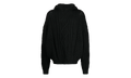 Cable Knit Hoodie "Jet Black" 192SP234390F