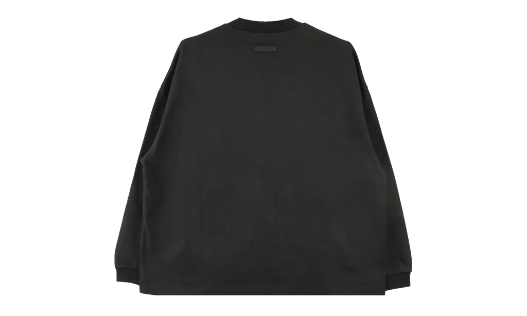 Heavy Jersey Long Sleeve Tee Shirt "Jet Black" 125SP242014F