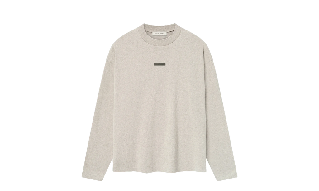 CLASSIC FIT LS TEE "HEATHER STONE" 125SP254202F