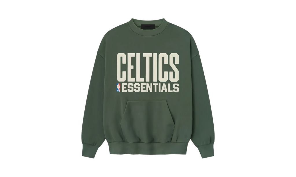 CELTICS SPORTS FIT CREWNECK SWEATSHIRT "BALSAM GREEN" 192NB256507F