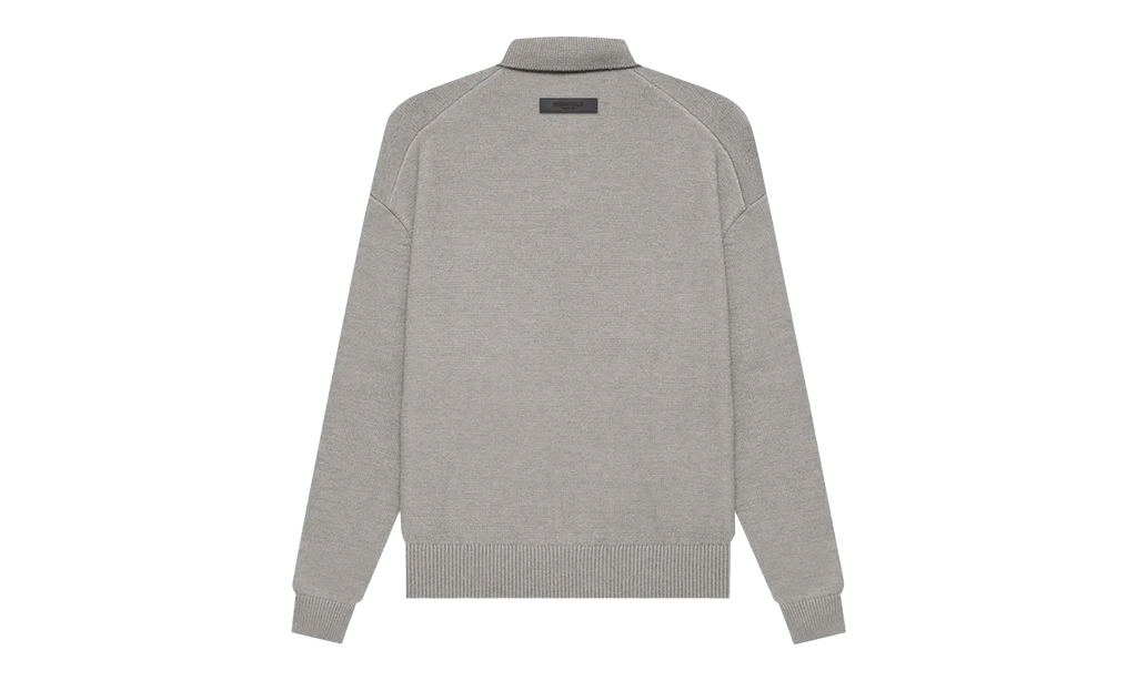 Knit LS Polo "Dark Oatmeal" F93001A0