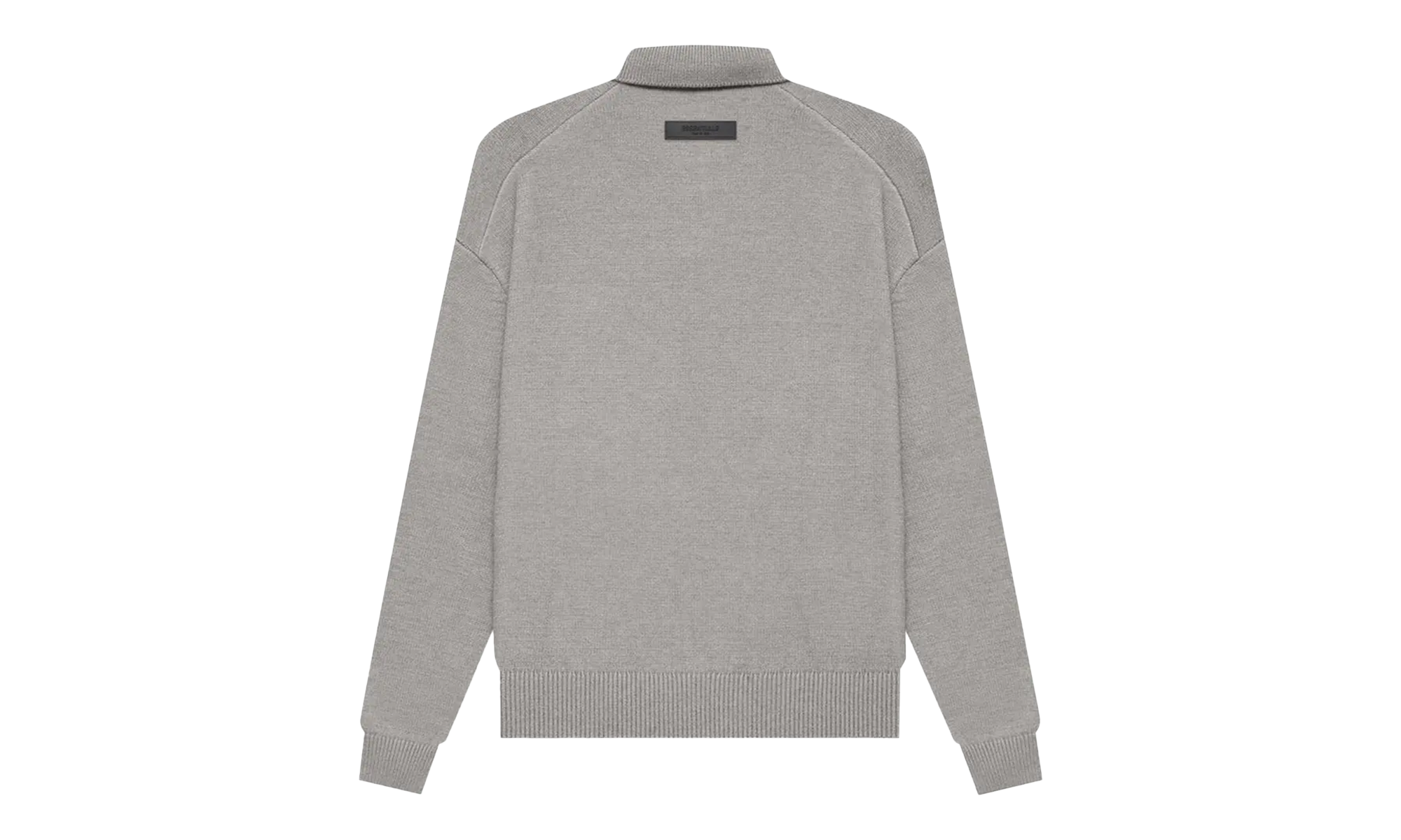 Knit LS Polo "Dark Oatmeal" F93001A0