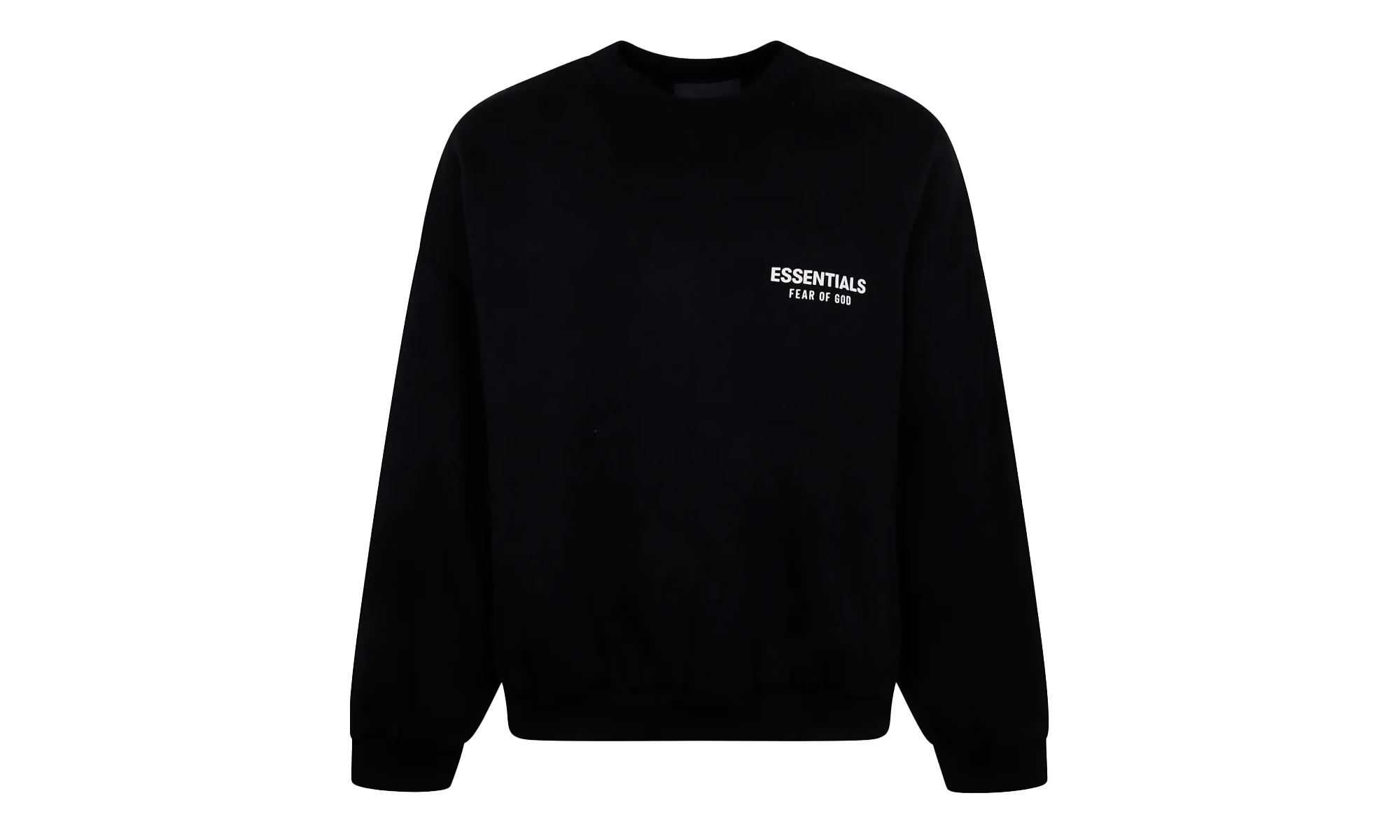 Fleece Crewneck II SWEATSHIRT "Black" 192HO246260F