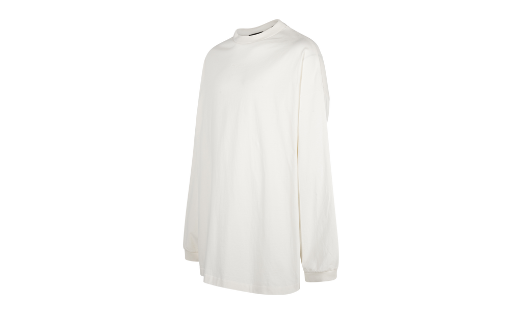 ESSENTIALS CORE L/S TEE "CLOUD DANCER" 125BT232011F
