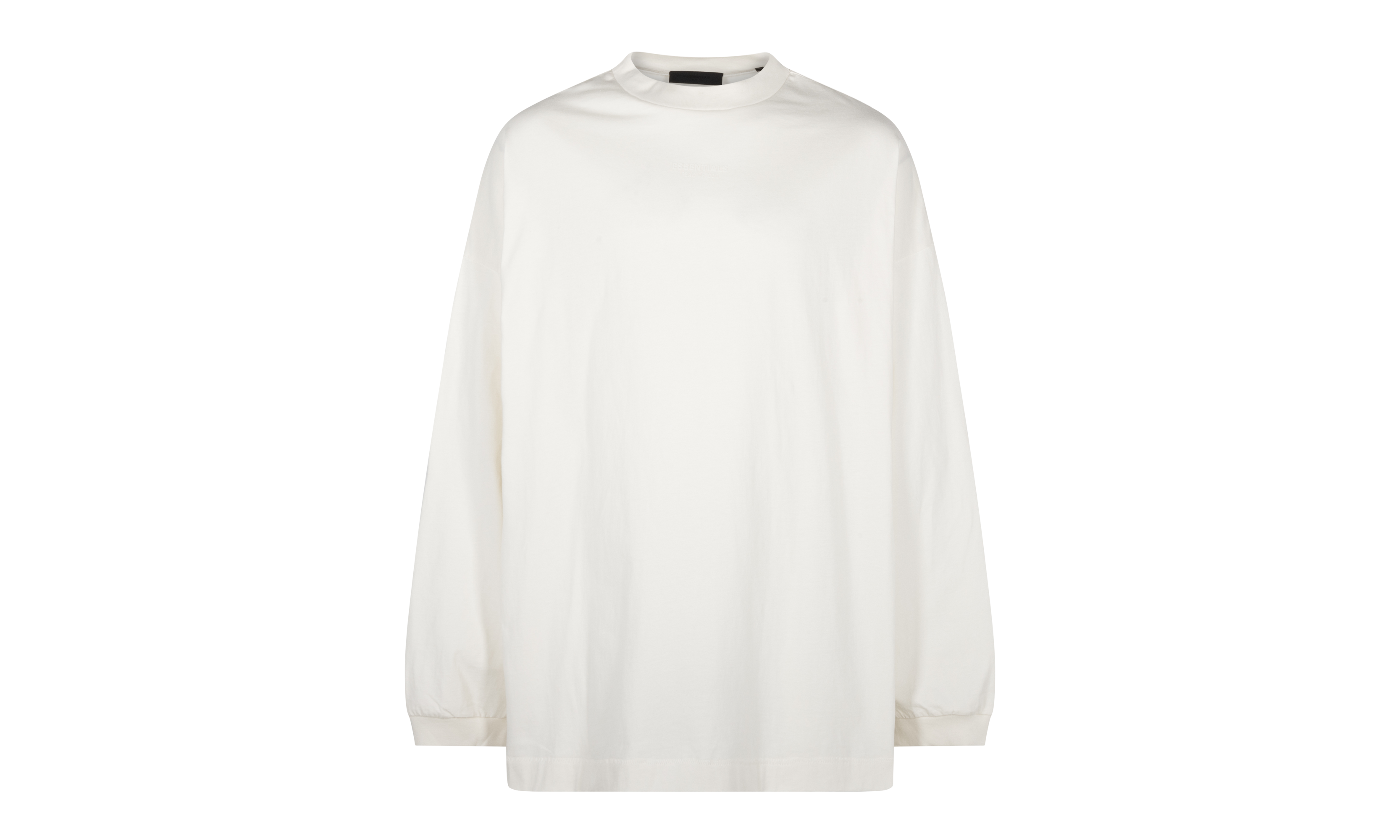 ESSENTIALS CORE L/S TEE "CLOUD DANCER" 125BT232011F