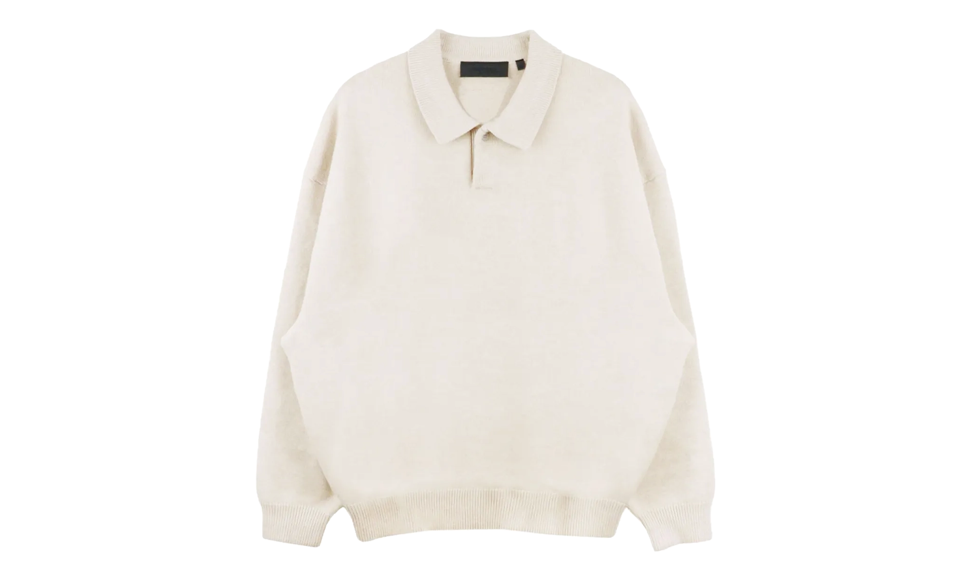 Knit Long Sleeves Polo "Cloud Dancer" 192BT232181F