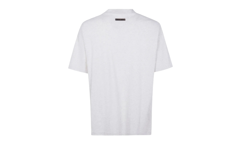 Embroidered Classic Short Sleeve Tee "Oatmeal Heather" 125HO254192F