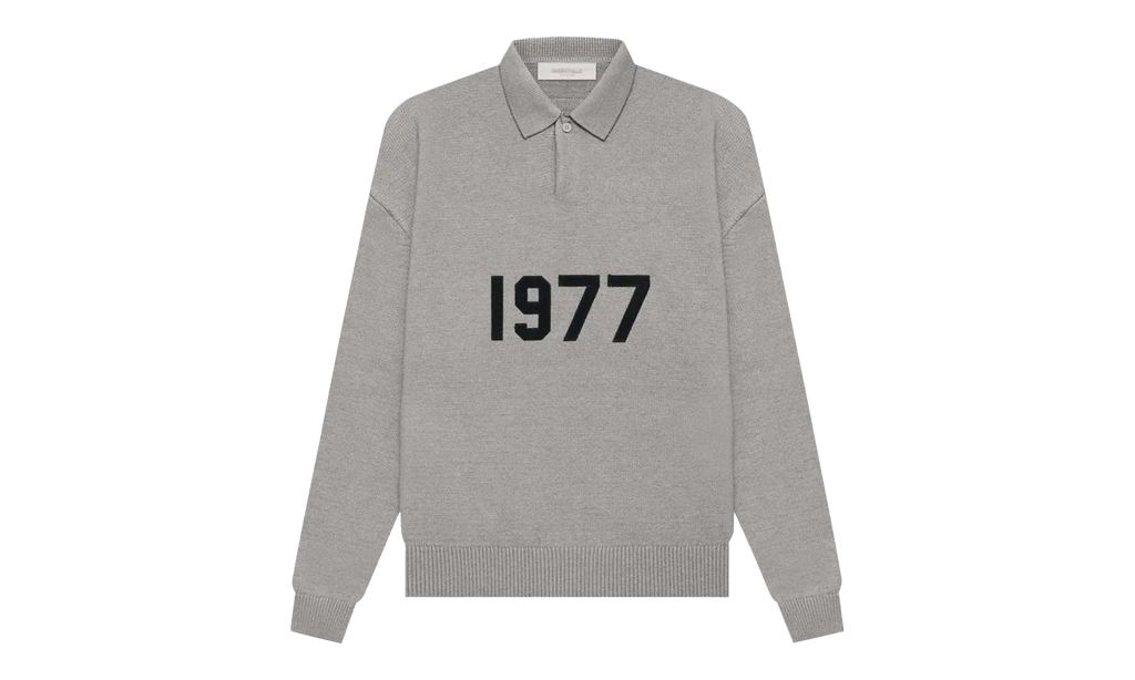 Knit LS Polo "Dark Oatmeal" F93001A0