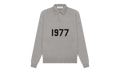 Knit LS Polo "Dark Oatmeal" F93001A0